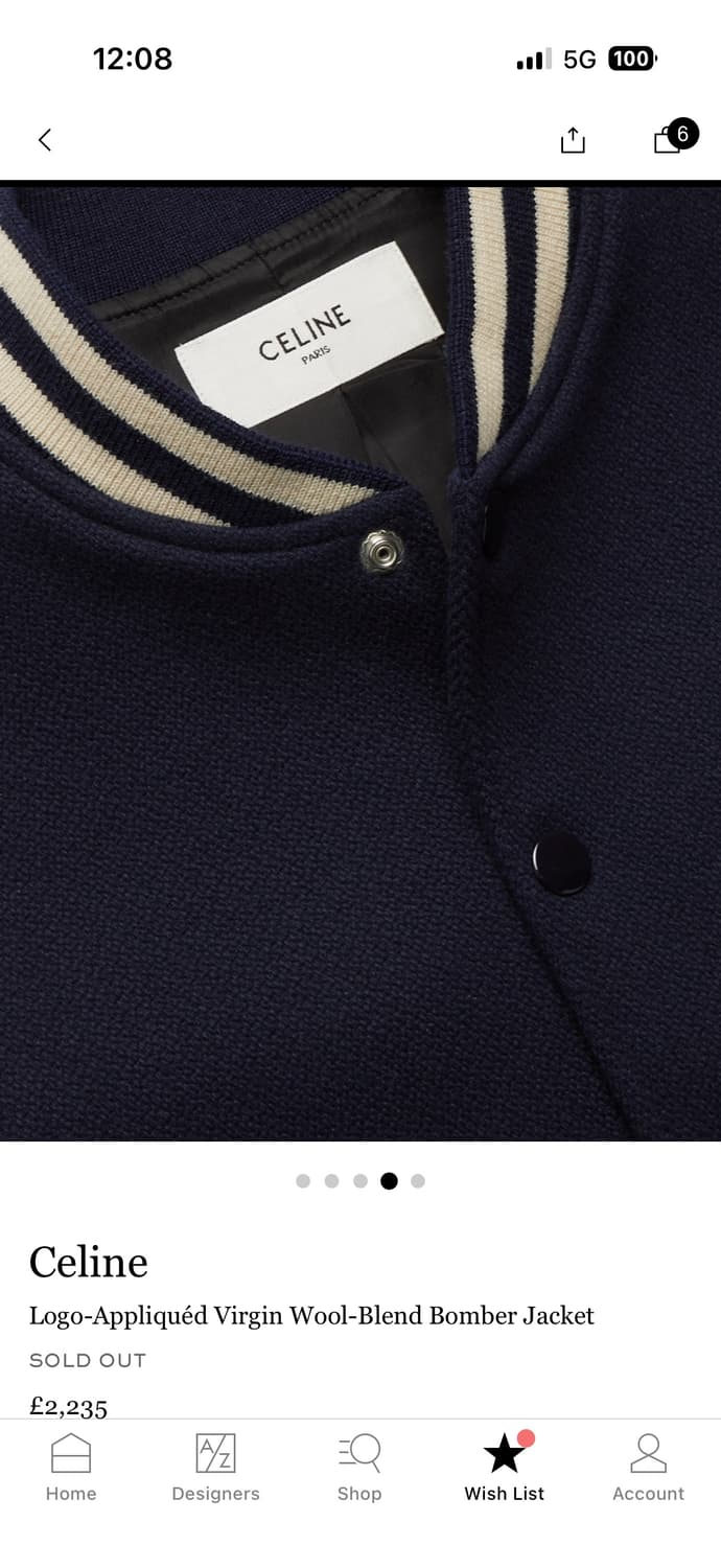 셀린느 바시티자켓 상품이미지5