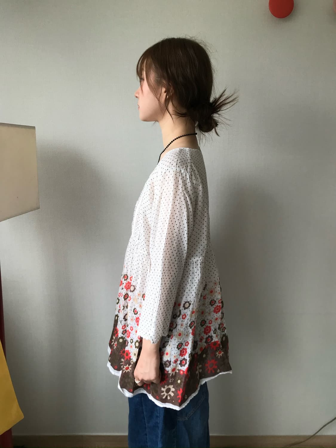 ethnic dot* flower blouse 상품이미지3