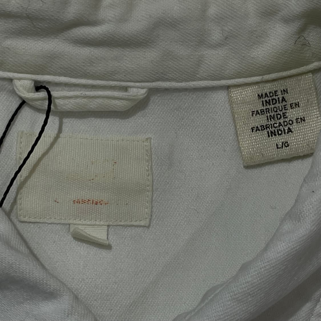 (L) Levi's 리바이스 코튼 화이트 웨스턴 셔츠 상품이미지6