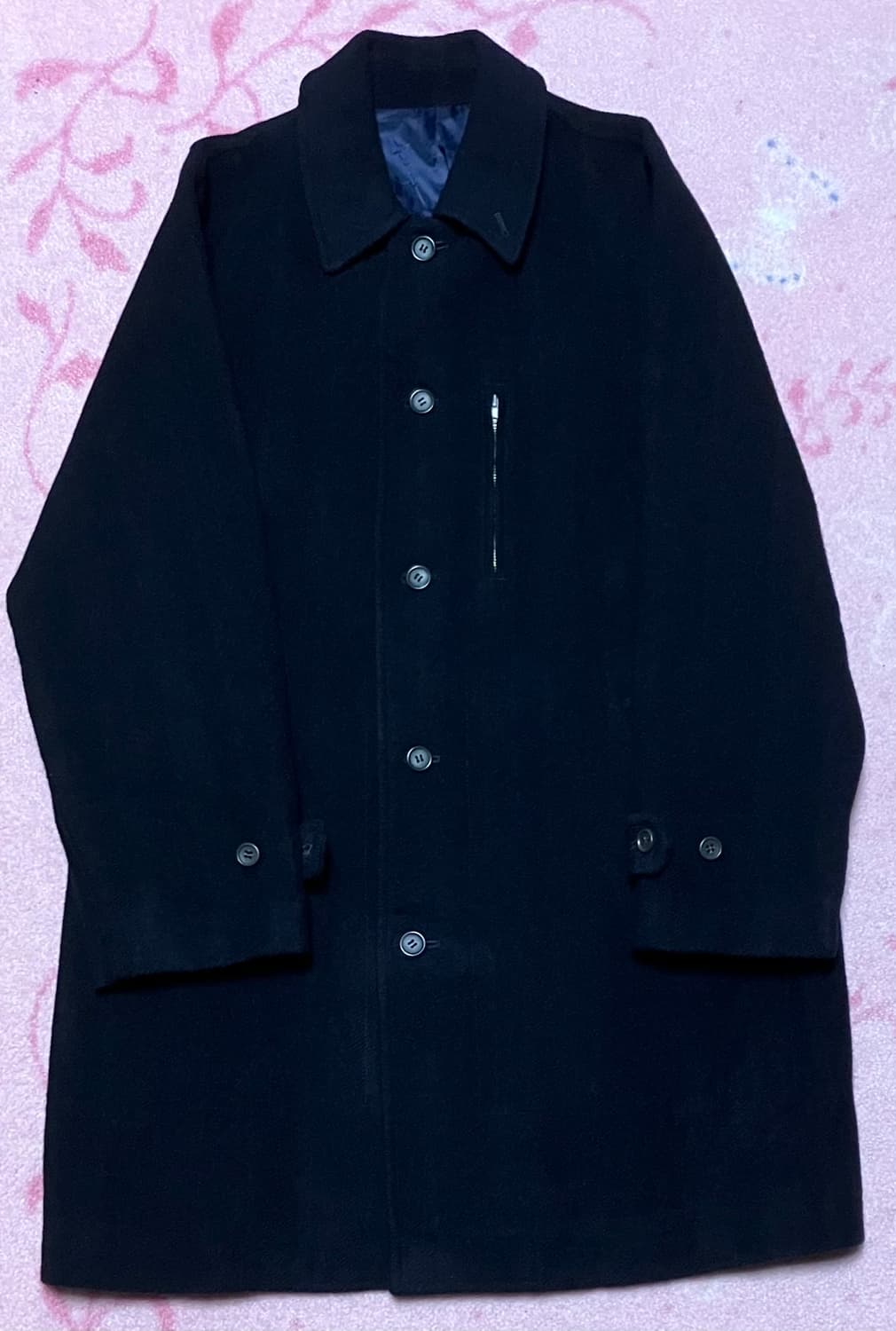 Im product denim black coat 상품이미지1