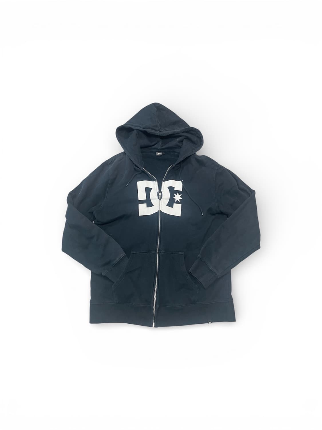 Dc 낙낙여리핏 블랙.화이트로고후드집업(표기L) 상품이미지7