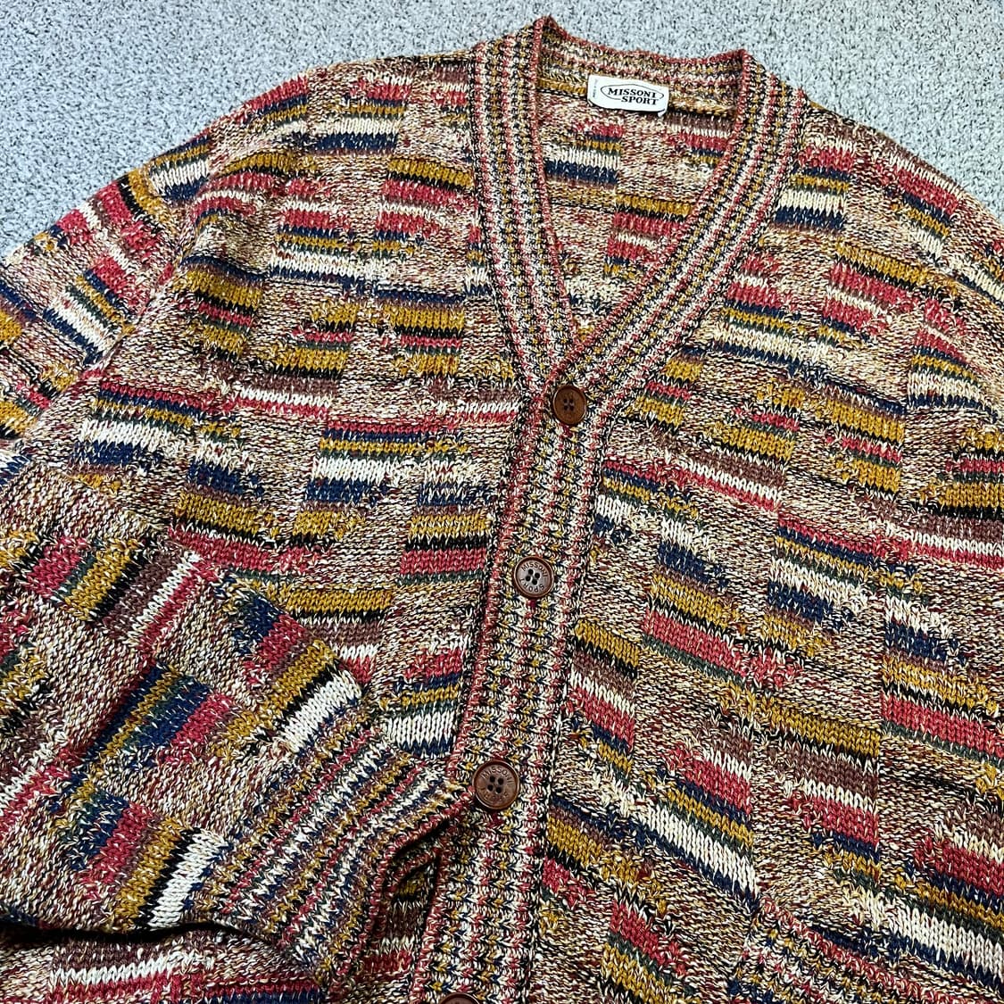 미쏘니 스포츠 니트 가디건 상품이미지2