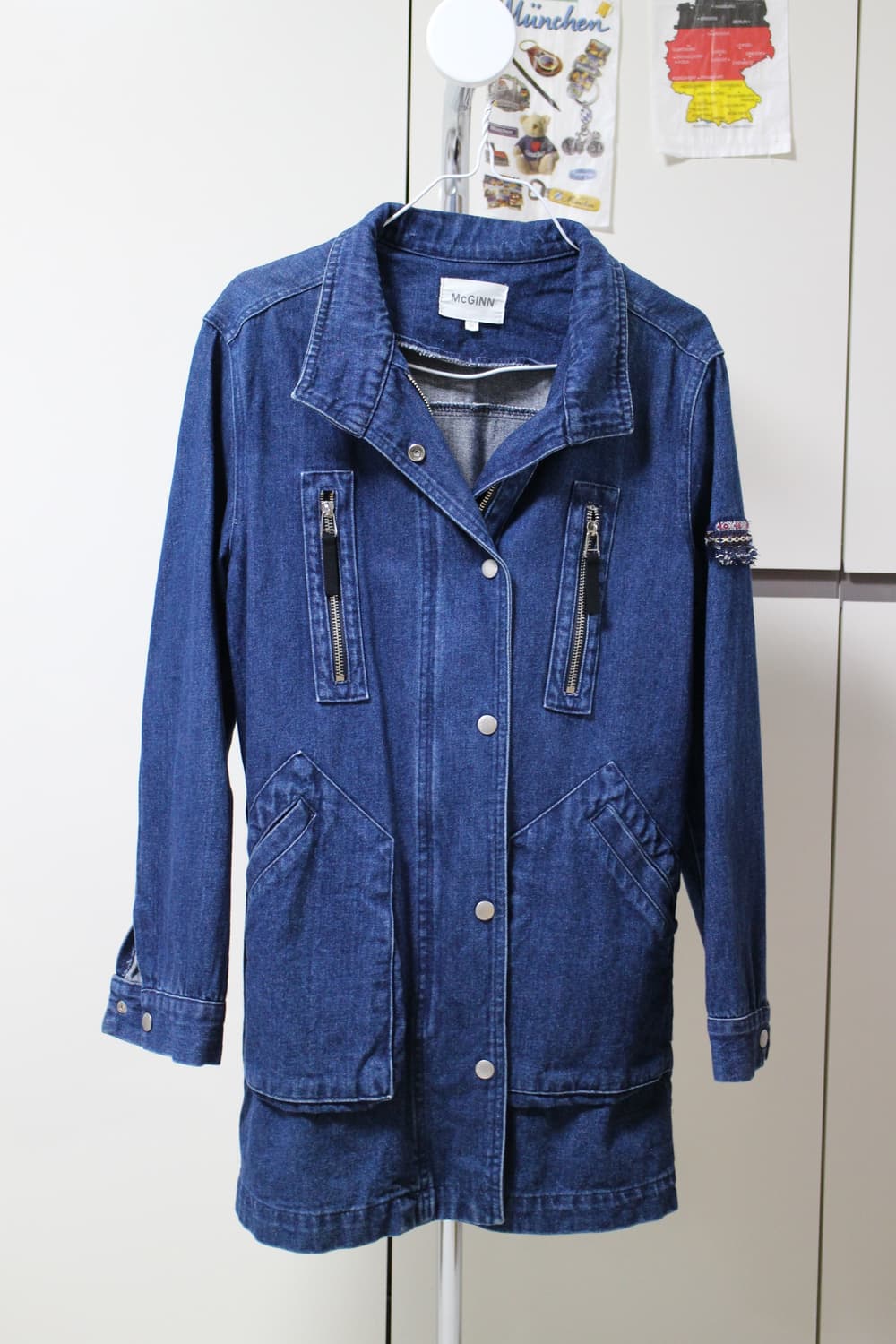 메긴 데님 자켓 상품이미지1