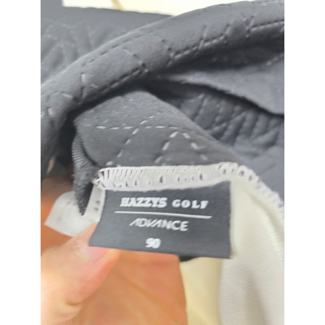 택포_ 헤지스 골프 퀼팅 롱 원피스 90 상품이미지2