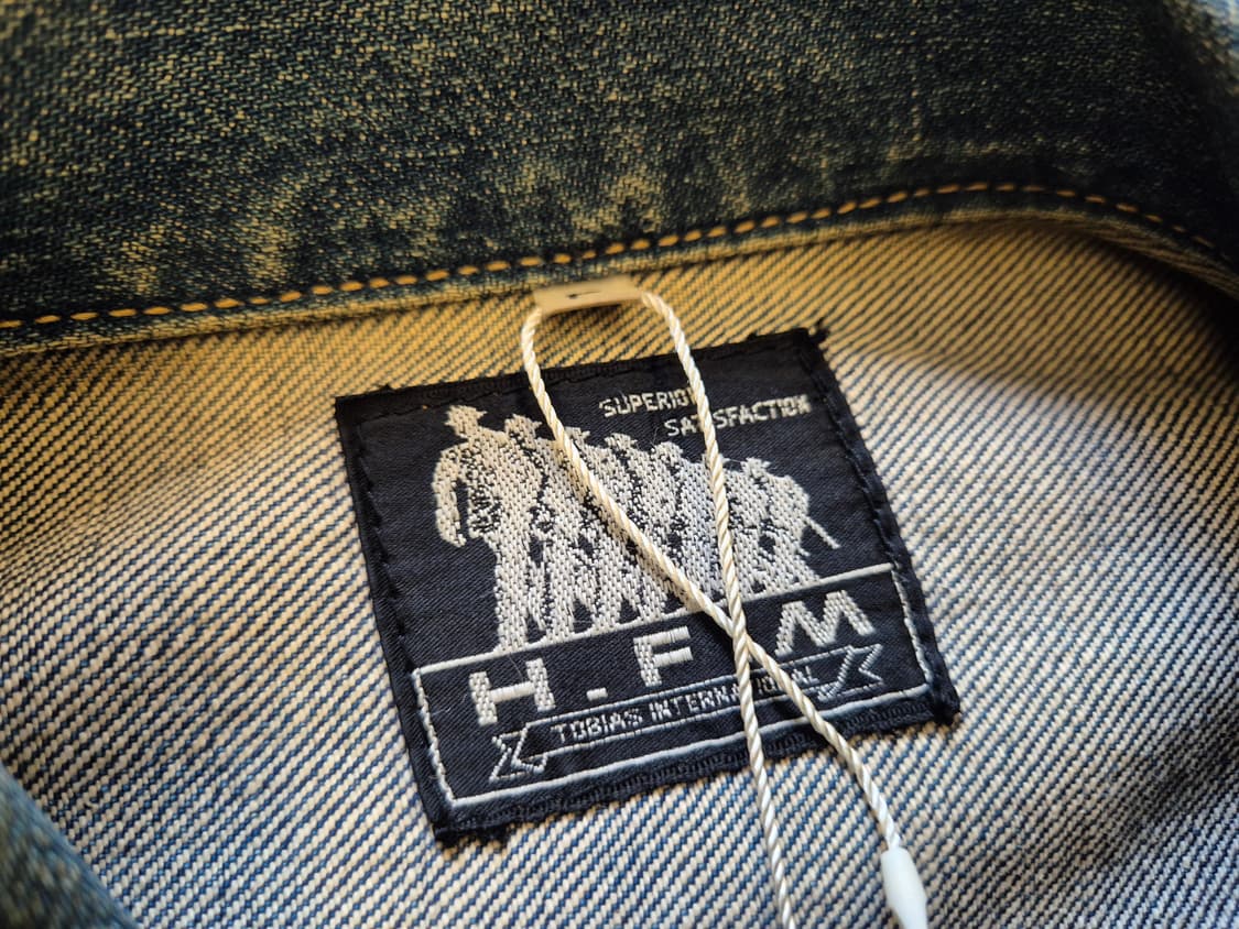 90s H.F.M 1세대 타입 데님 자켓 상품이미지6