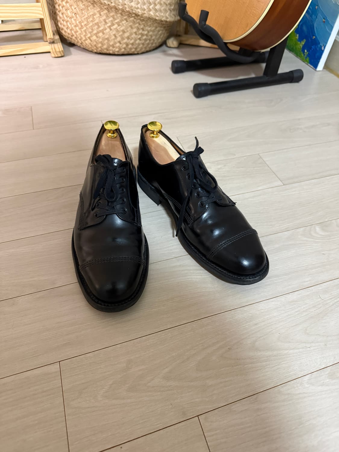 샌더스 밀리터리단화1128 255 uk6 캡토더비 코도반 상품이미지6