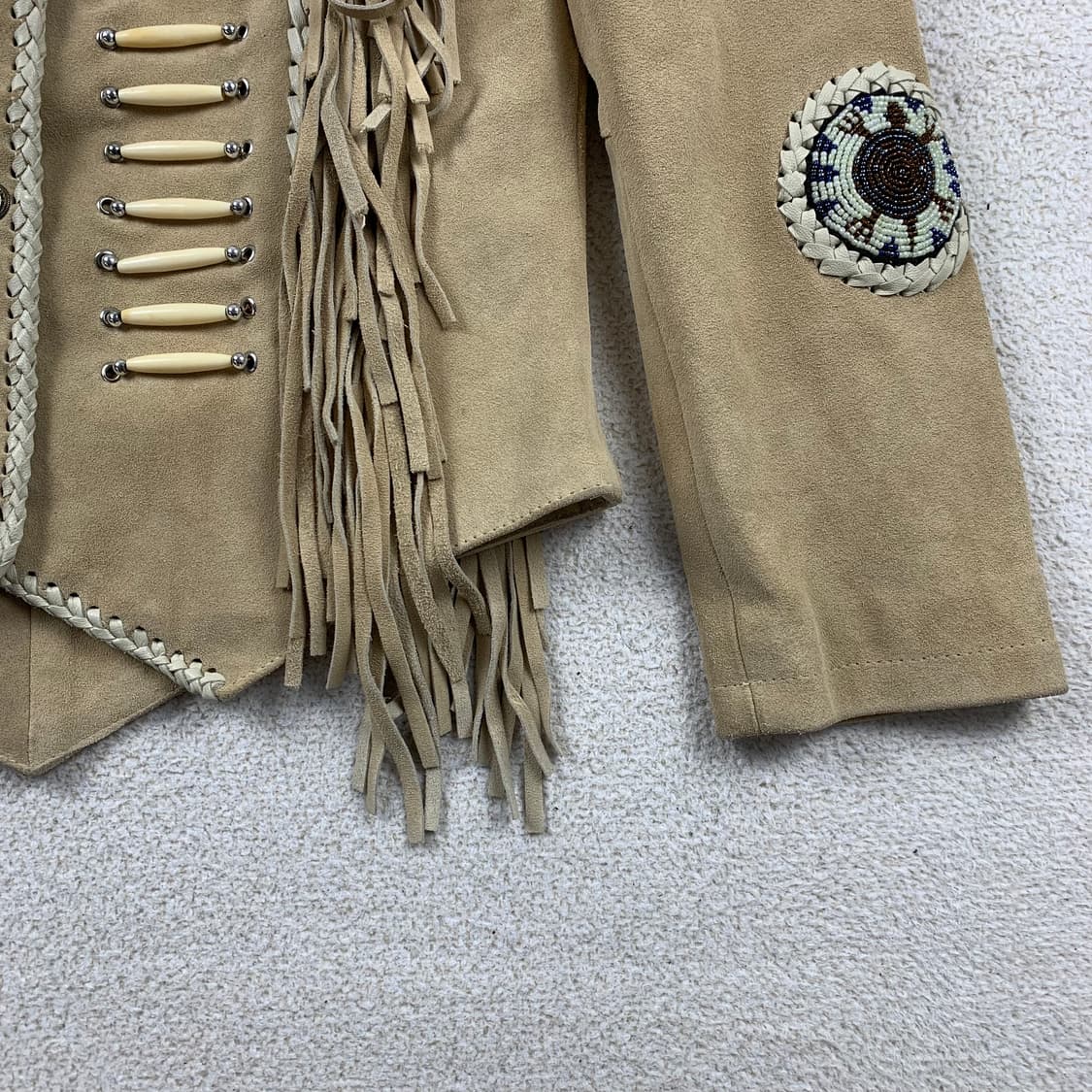 3B West by Tansmith 빈티지 스웨이드 웨스턴 프린지 자켓 상품이미지6