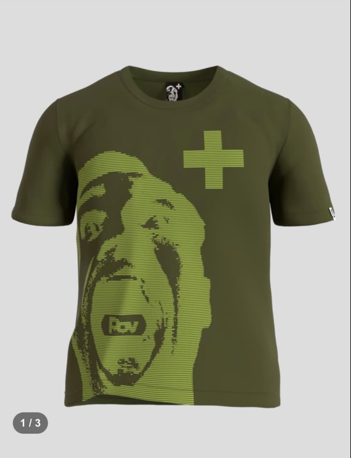 더스파이시감자크럽 MEDTRIX tee (khaki) 2사이즈 상품이미지3