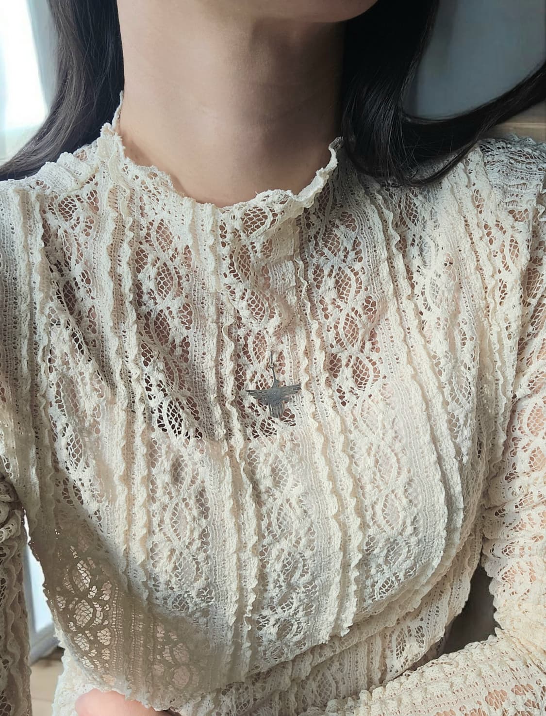 🇺🇸빈티지 네이티브 아메리칸 벌새 실버 목걸이 상품이미지6