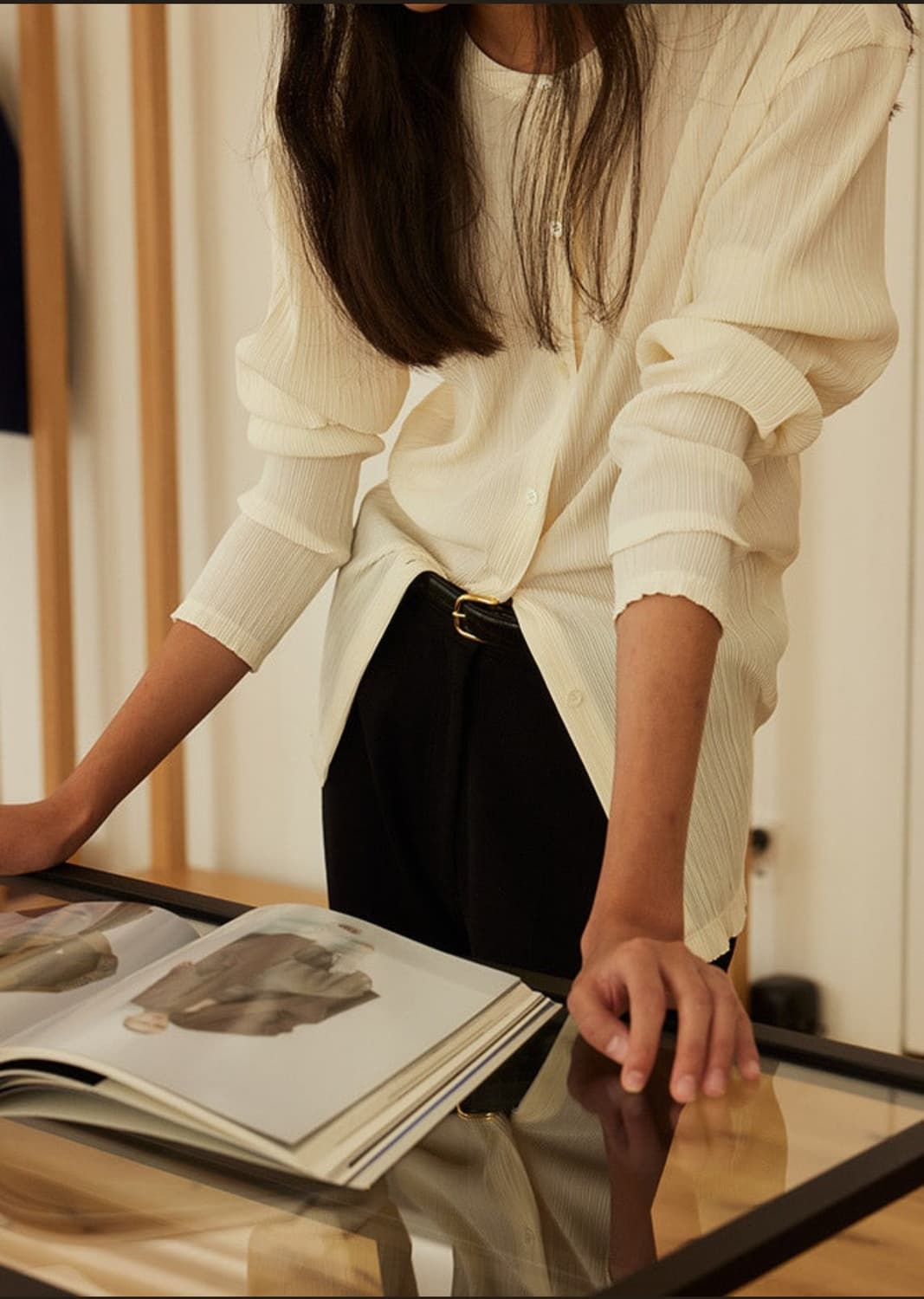 Le917 le17septembre 플리츠 가디건  상품이미지1