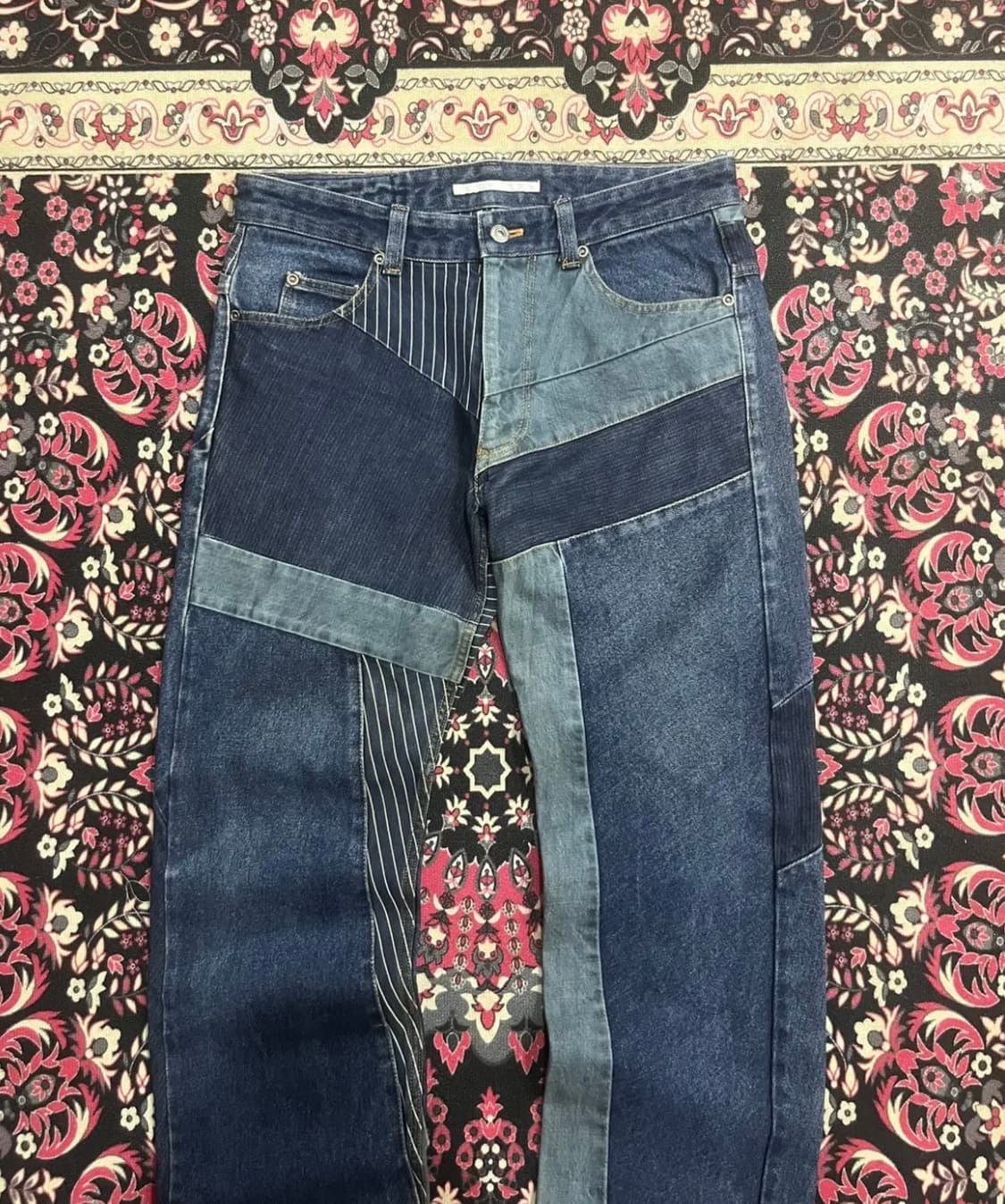 [S] diet butcher slim skin(dbss)절개 패치 데님 상품이미지2