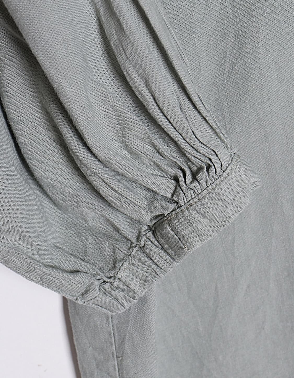 G U LinenBlend Blouse 상품이미지4