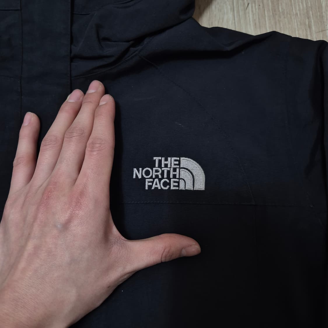 노스페이스 여성 하이벤트 자수 로고 바람막이 후드자켓 L(90) 상품이미지5
