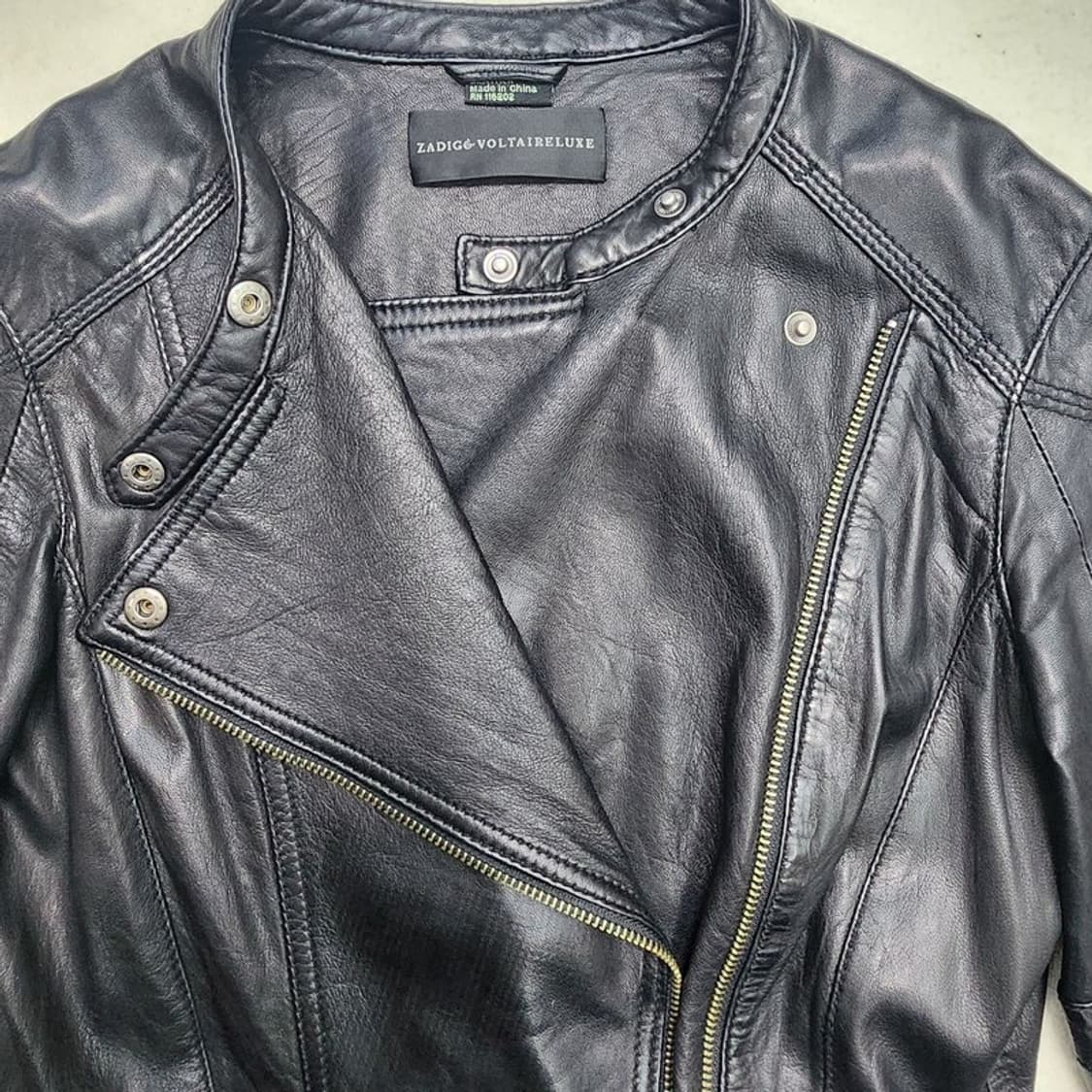 ZADIG&VOLTAIRE 양가죽 롱자켓 M 상품이미지3