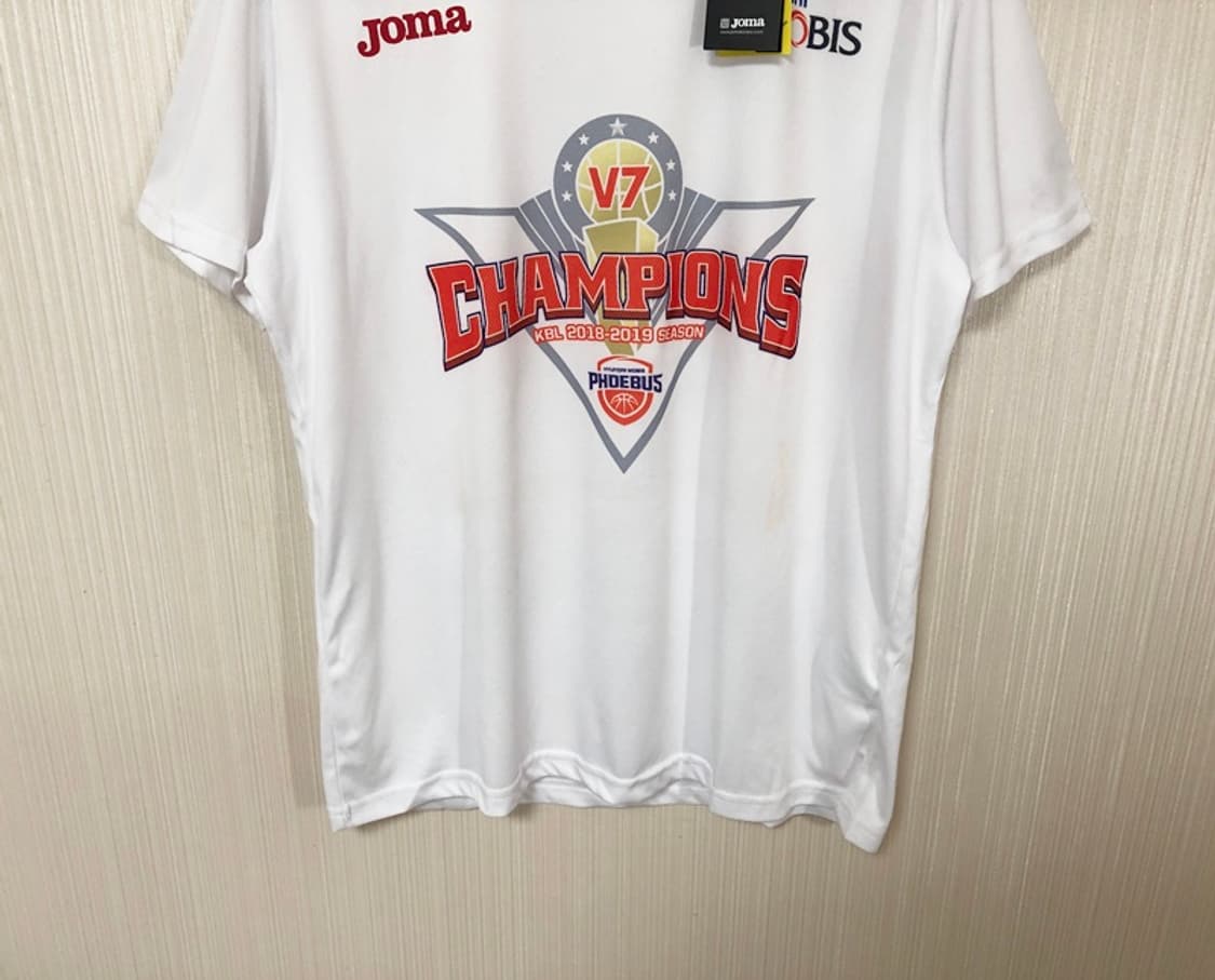 KBL 조마 현대모비스 피버스 18-19시즌 우승티셔츠 105 상품이미지3