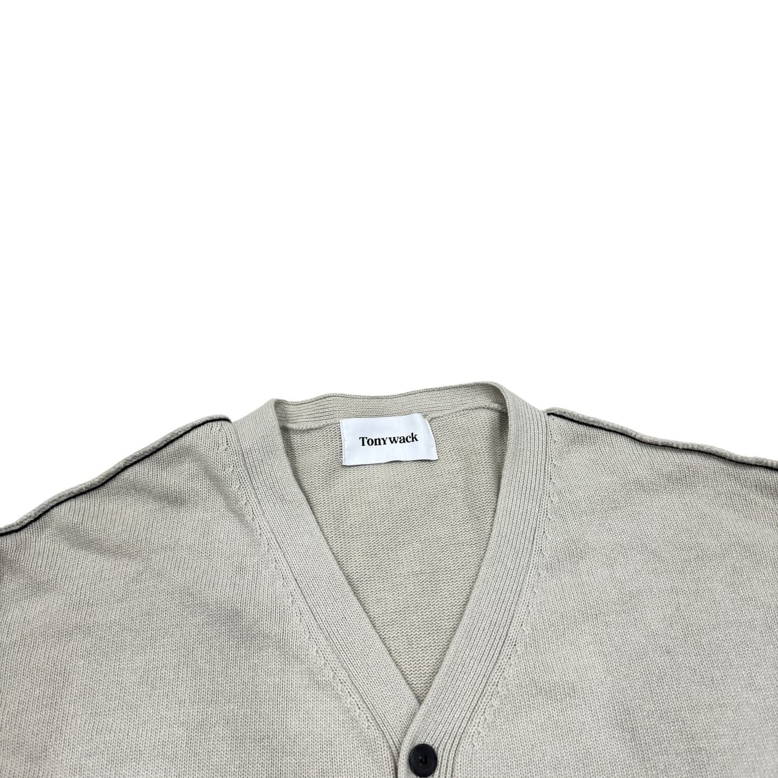 토니웩 스티치 울 캐시미어 김요한 가디건 L 상품이미지2