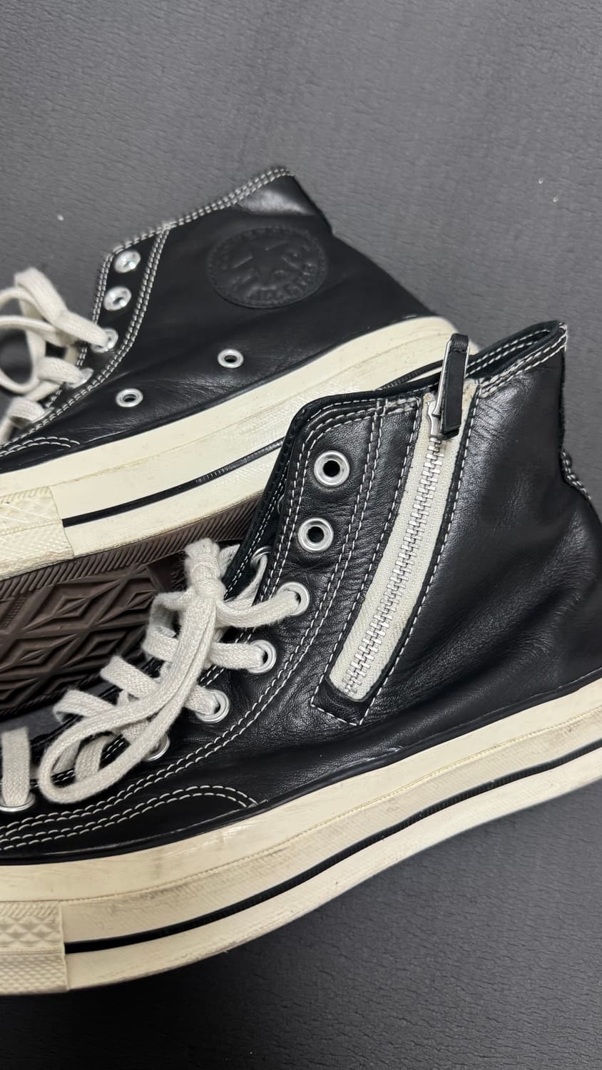컨버스 척70 지퍼 레더 하이탑 270 상품이미지4