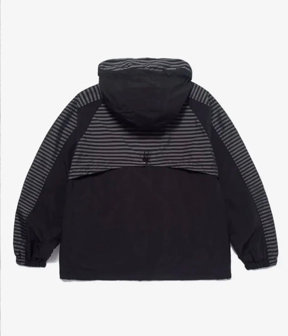 Stripe wind-breaker (Black) 상품이미지4
