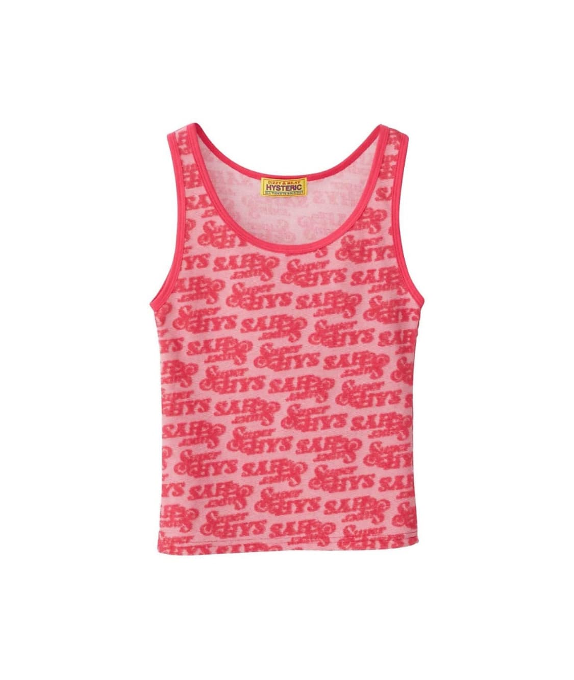 SUPER HYS MONOGRAM 무늬 탱크 탑 상품이미지1