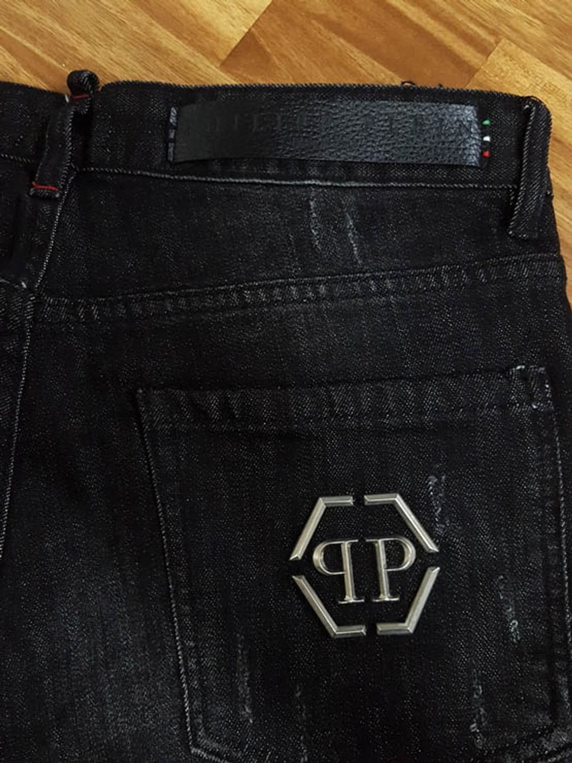 필립플레인 남성 워싱 블랙진 30 상품이미지6