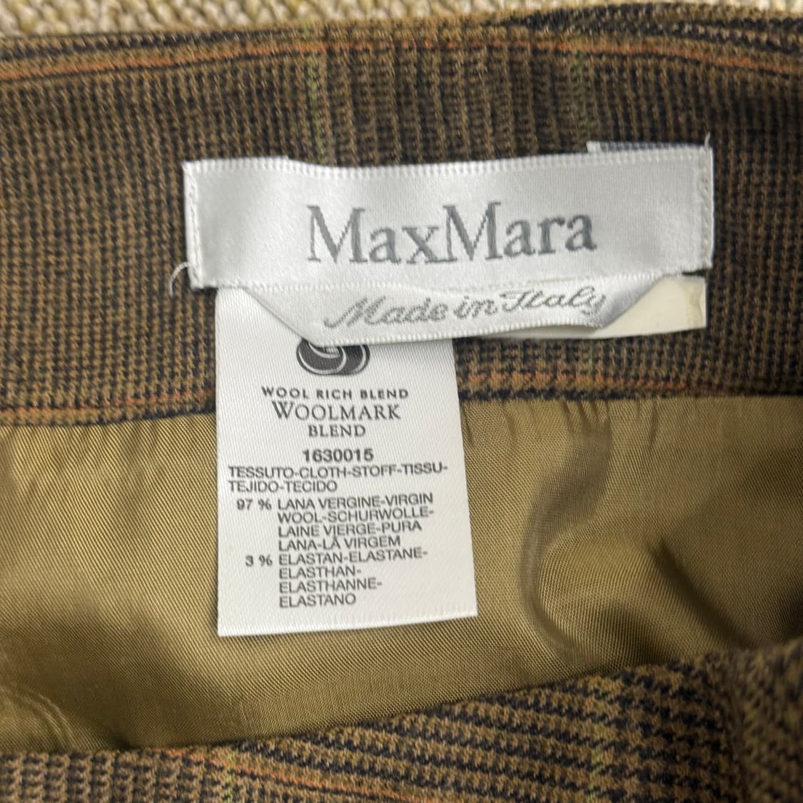 막스마라 이태리제 울 미디 스커트 상품이미지2