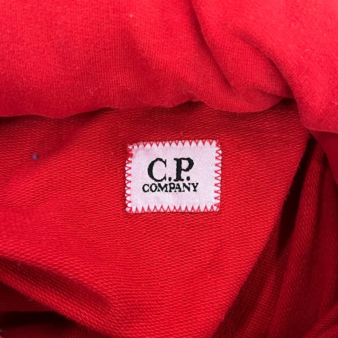 [정품/95] C.P.컴퍼니 레드 기모 맨투맨 티셔츠 b18 상품이미지5