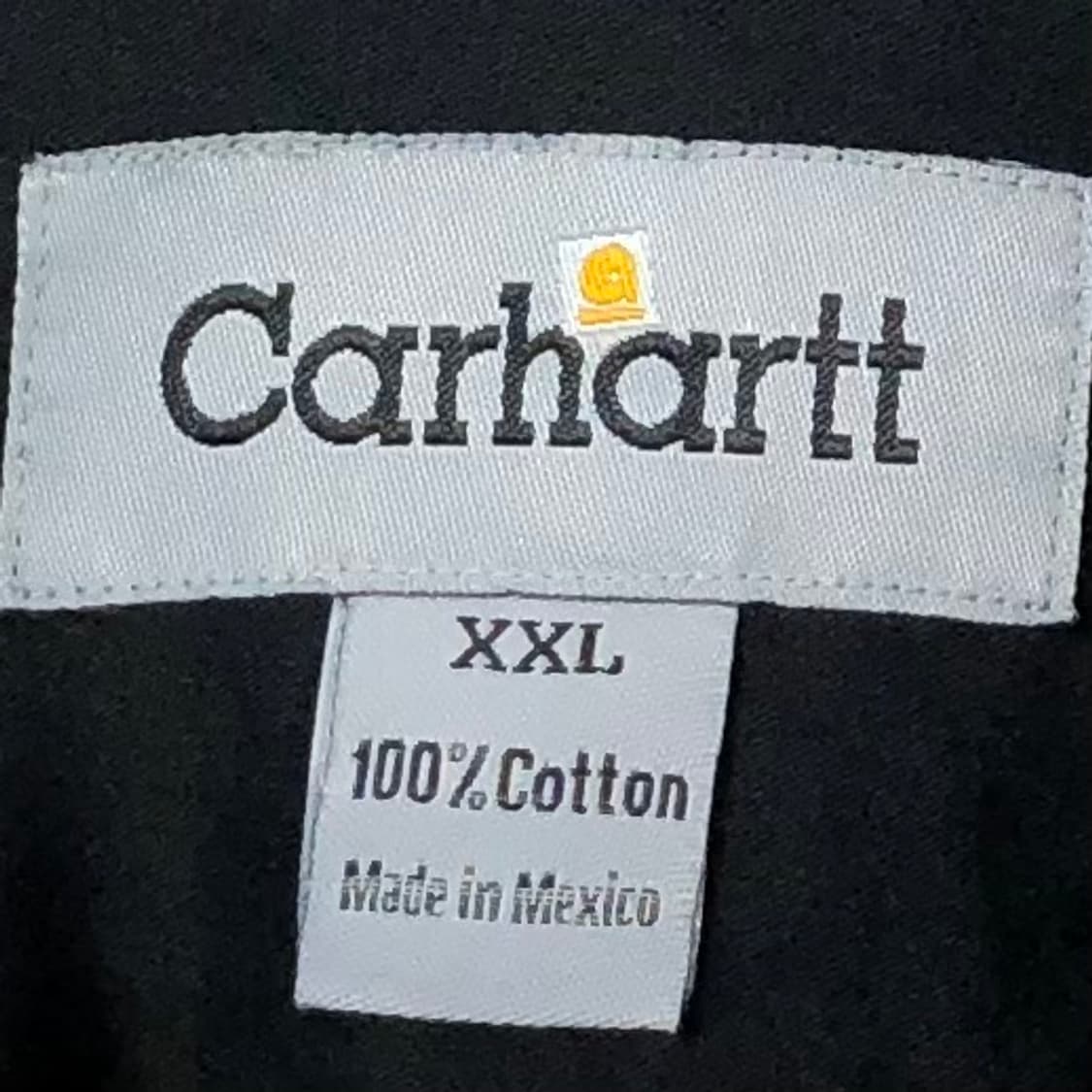 Xxl 칼하트 블랙 워크 셔츠 상품이미지3