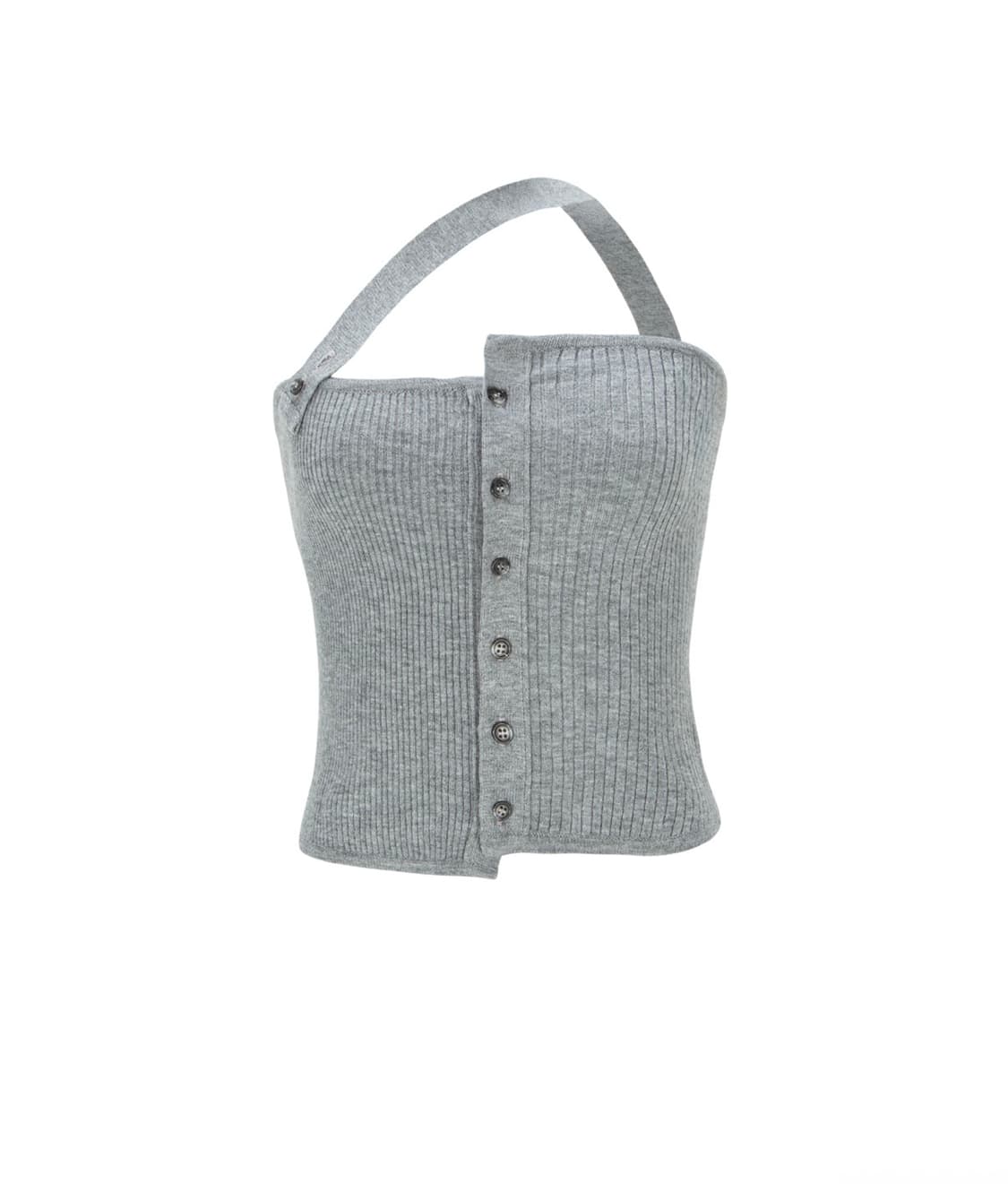 보헤미안서울 버튼 니트 뷔스티에 button knit bustier 상품이미지1