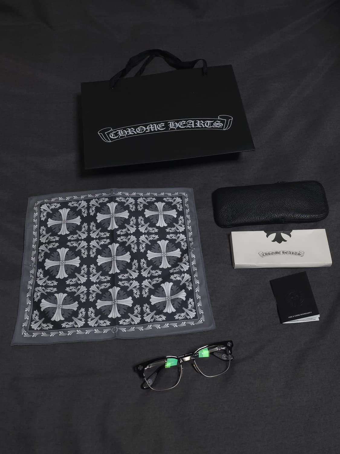 [OS] 크롬하츠 보넨노이슈어2 안경 실버 블랙 상품이미지1