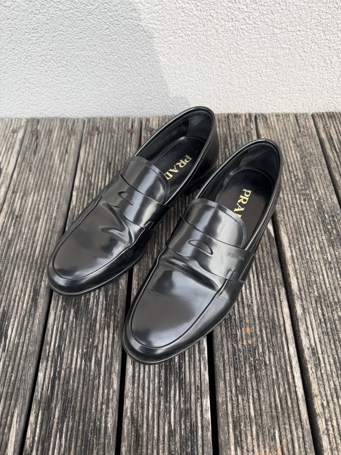 프라다 브러쉬드 레더 페니 로퍼 상품이미지2