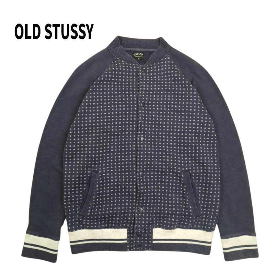 OLD STUSSY 블루 패턴 자켓 상품이미지1