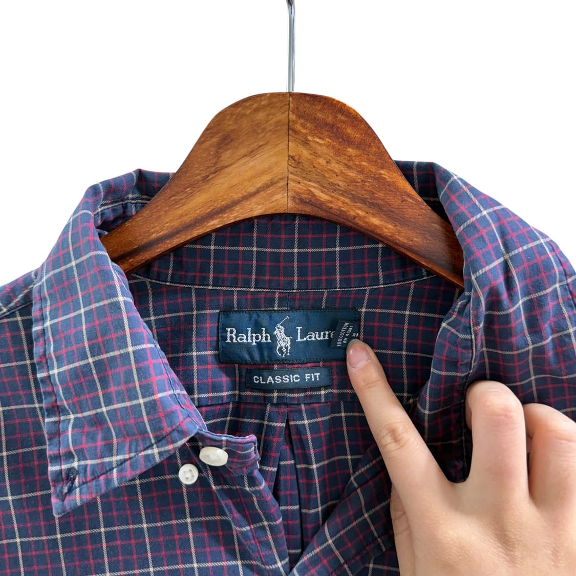 [L] 폴로 클래식핏 체크 셔츠 상품이미지6