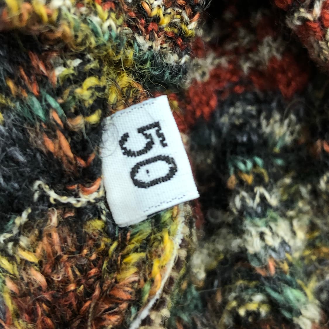 미쏘니 울 패턴 가디건 상품이미지7