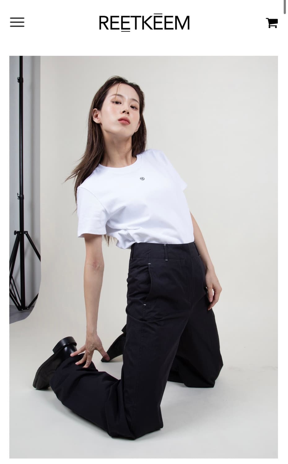 릿킴 블랙 팬츠 상품이미지1