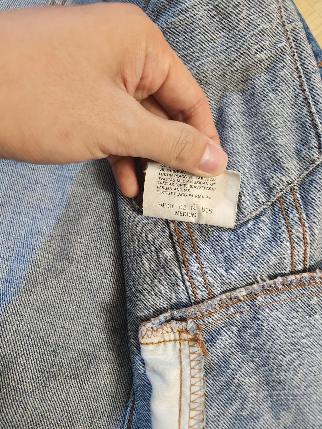 2006 UK Levi's 70506 데님 트러커 / EU 생산 상품이미지6