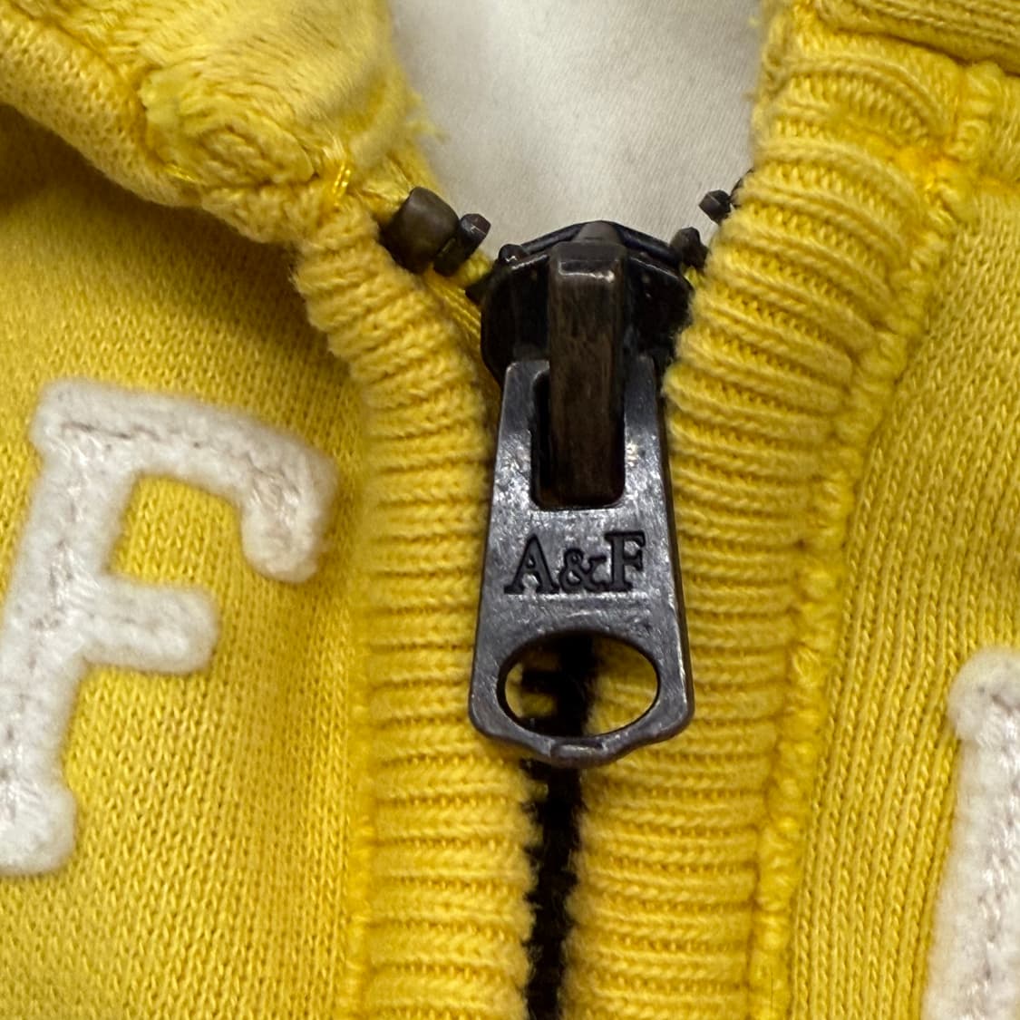 아베크롬비 옐로우 노랑 후드집업 상품이미지8