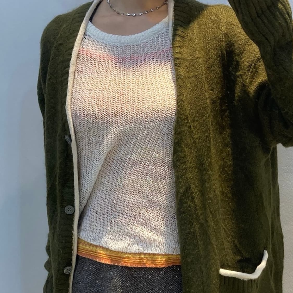 플리츠 반팔 니트 상품이미지3