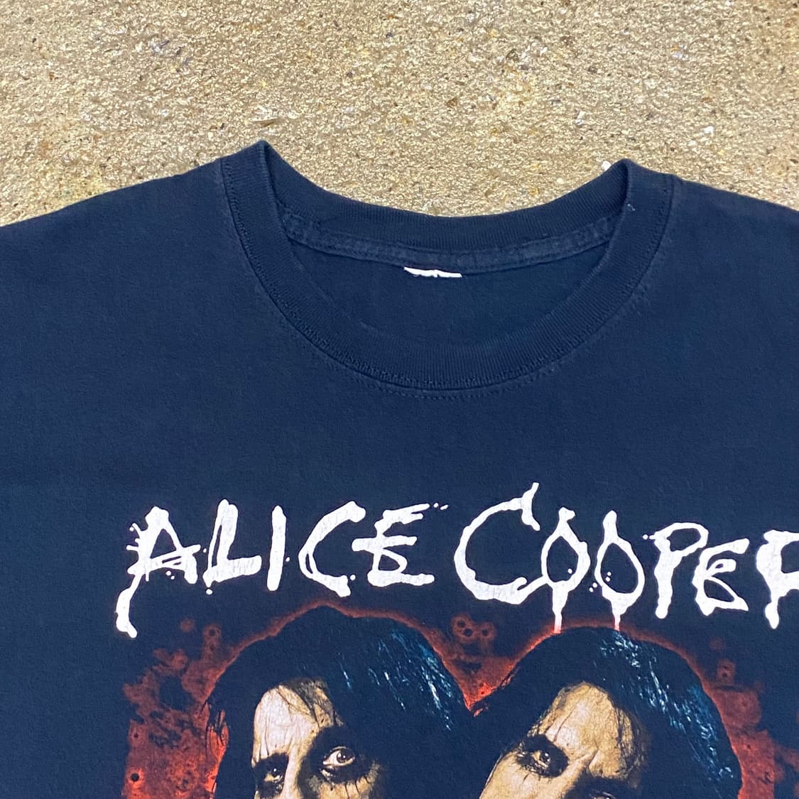 레어) 미국 빈티지 엘리스 쿠퍼 정식 굿즈 반팔티 락티셔츠 상품이미지4