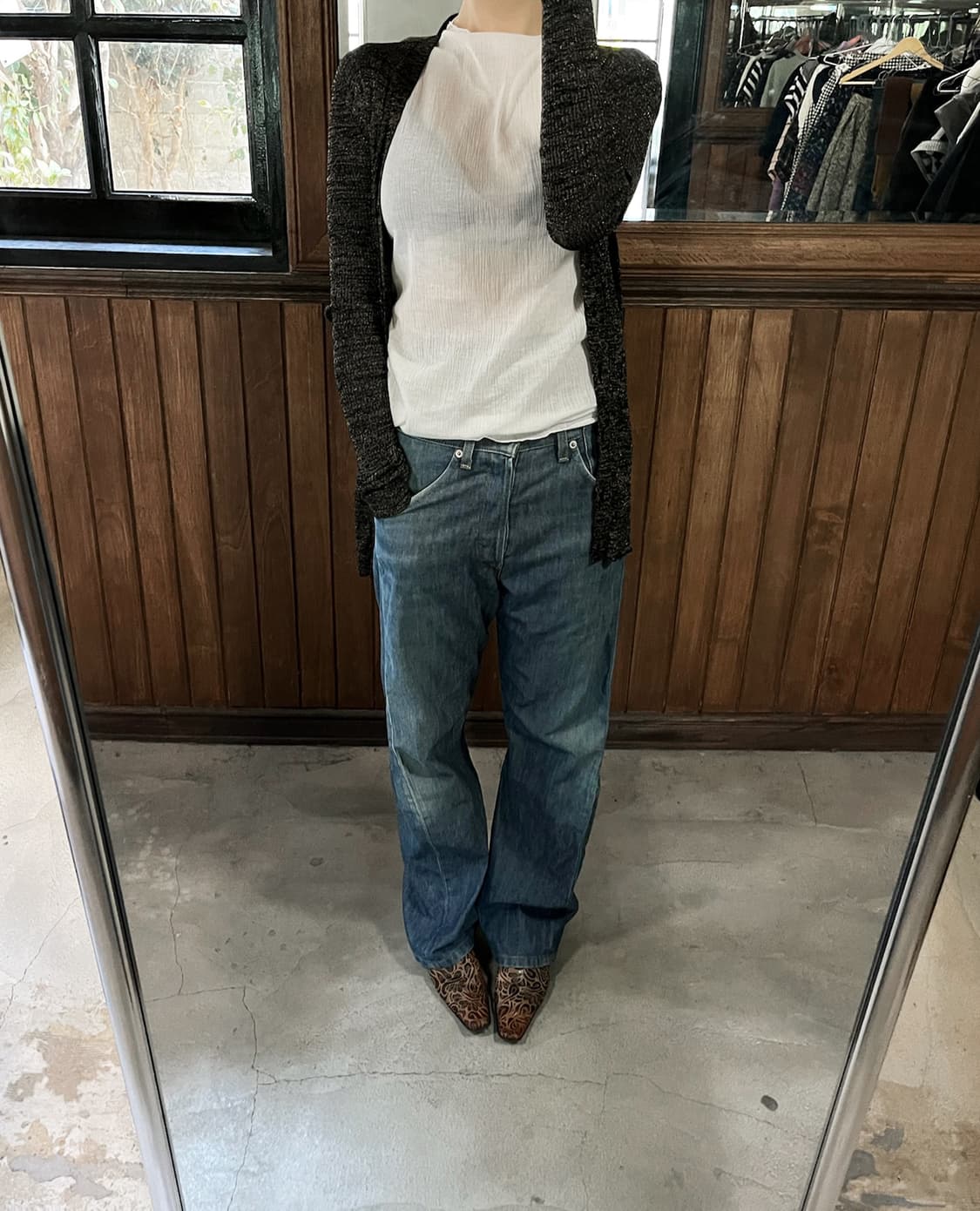 LEVI'S engineered regular blue jeans 상품이미지2