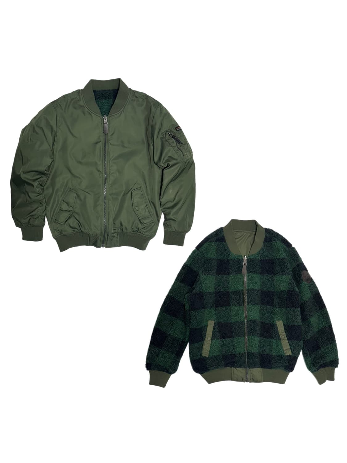 Jeep 지프 리버서블 뽀글이 ma1 항공점퍼 상품이미지1