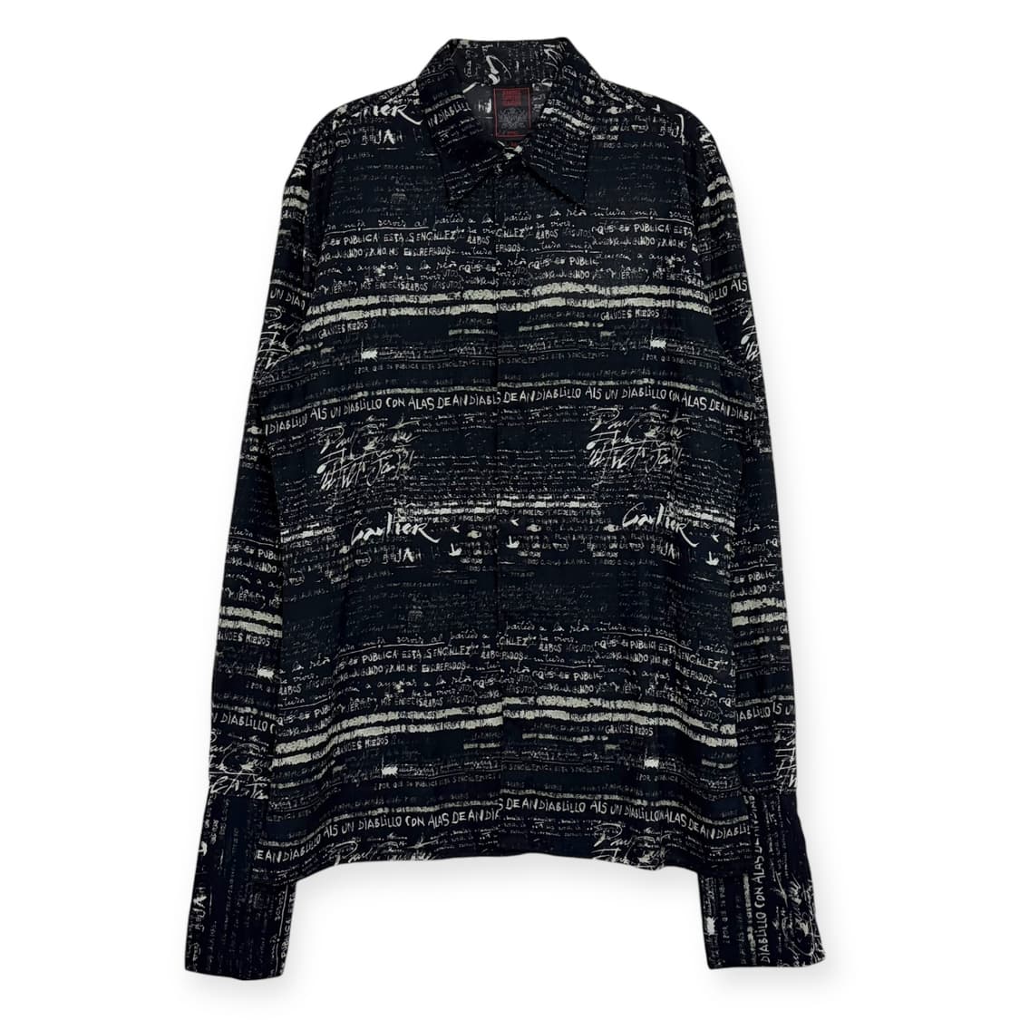 장폴고티에 레터링 패턴 셔츠 상품이미지1