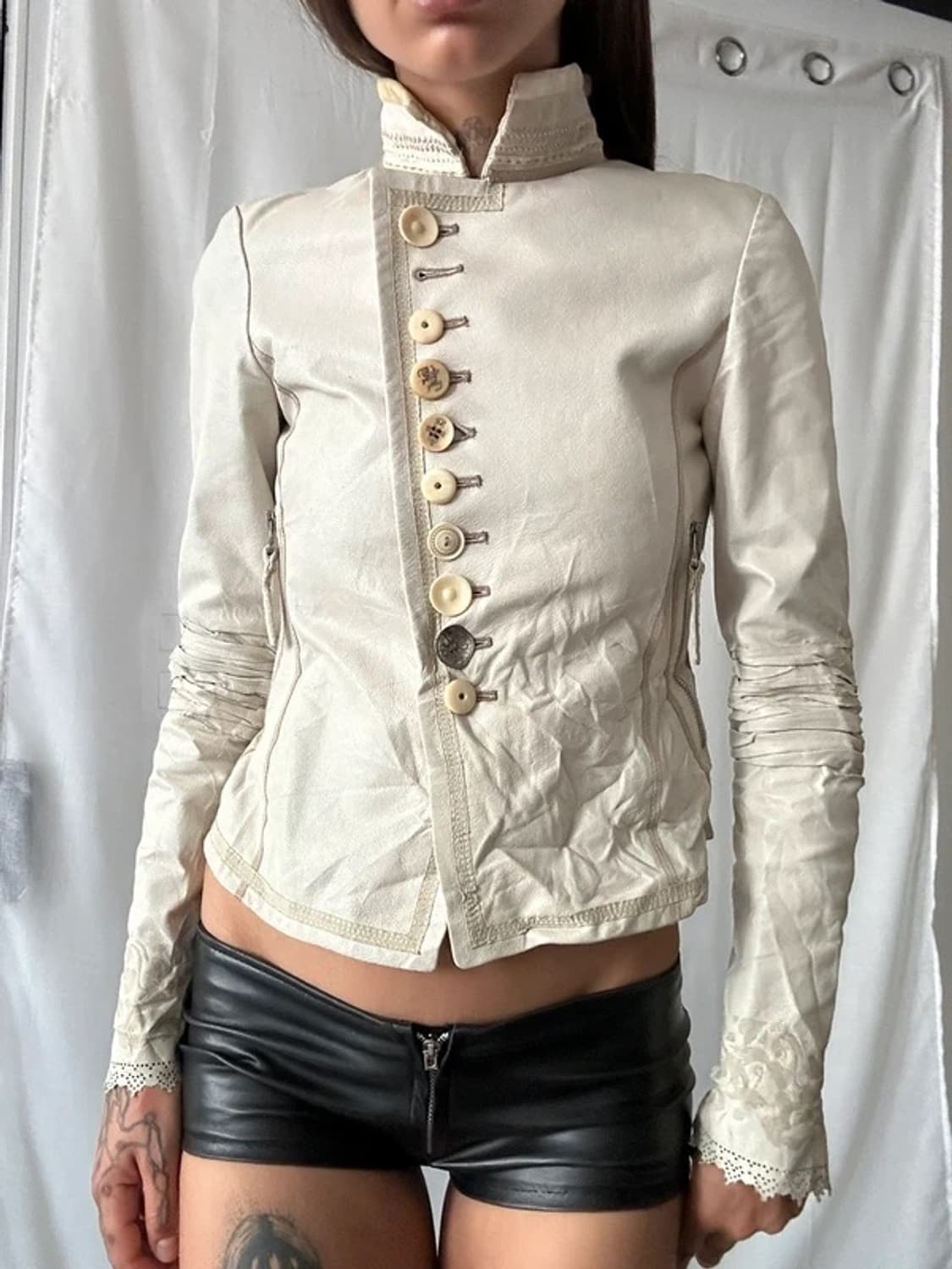 Marithe Francois Girbaud 레더 자켓 상품이미지2