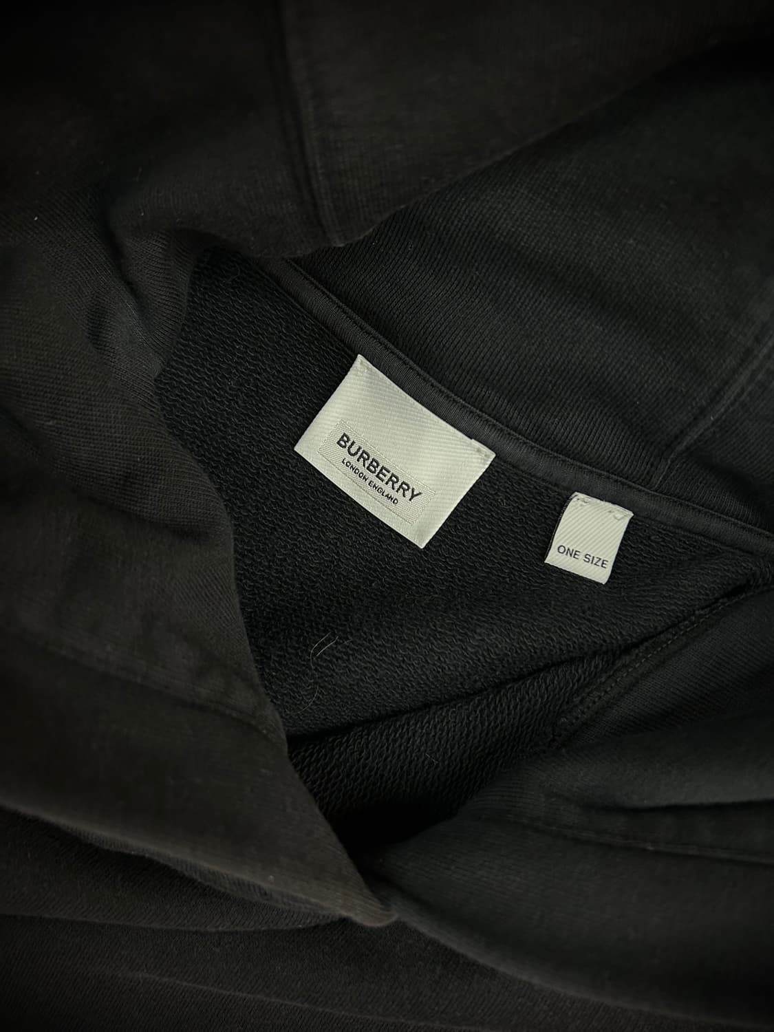 버버리 EKD  코튼 후드 판쵸 블랙(Free) 상품이미지9