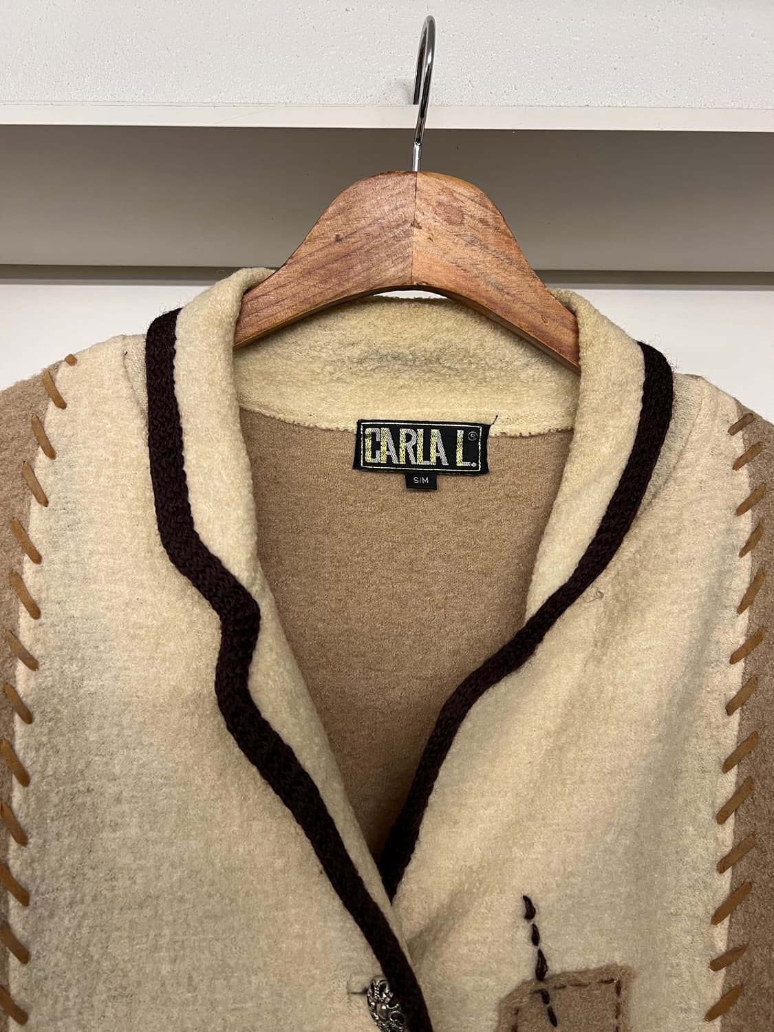VINTAGE CARLA BOILED WOOL JACKET 보일드울자켓 상품이미지6