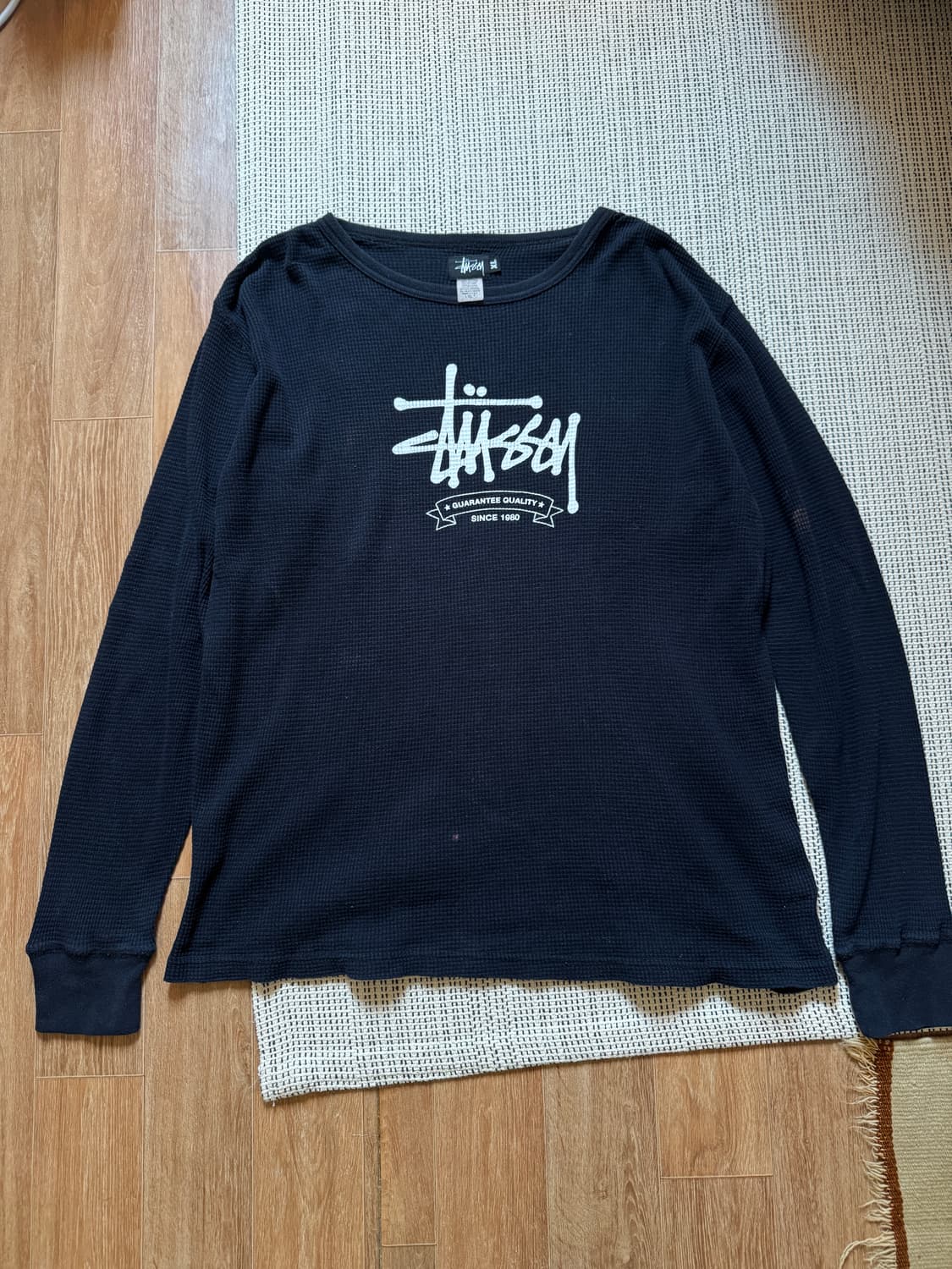 90s USA 스투시 써멀 롱슬리브 상품이미지1