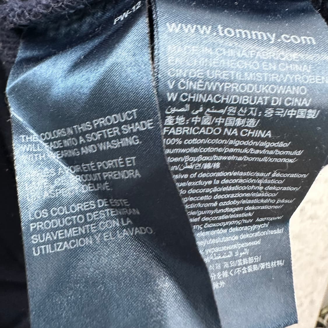 95 타미힐피거 남자 루즈핏 맨투맨 상품이미지4