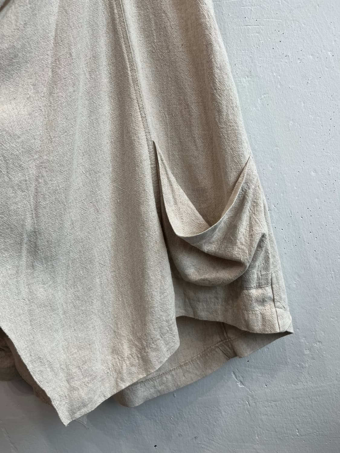 Karen Kane 드레이프 린넨 슬리브리스 베스트 Made in USA 상품이미지2