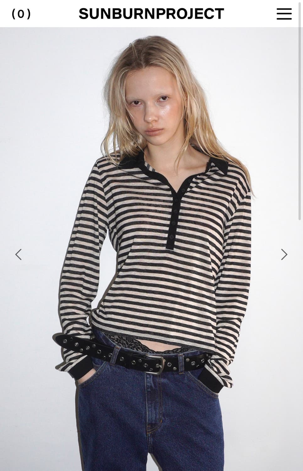 썬번프로젝트 긴팔티 / 새상품 상품이미지5