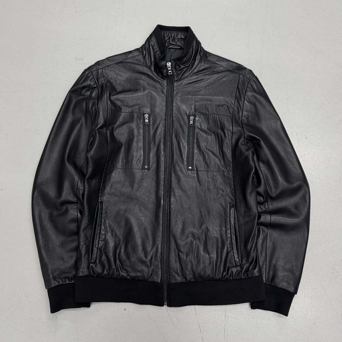 캘빈클라인 바이커 레더 가죽자켓 상품이미지2