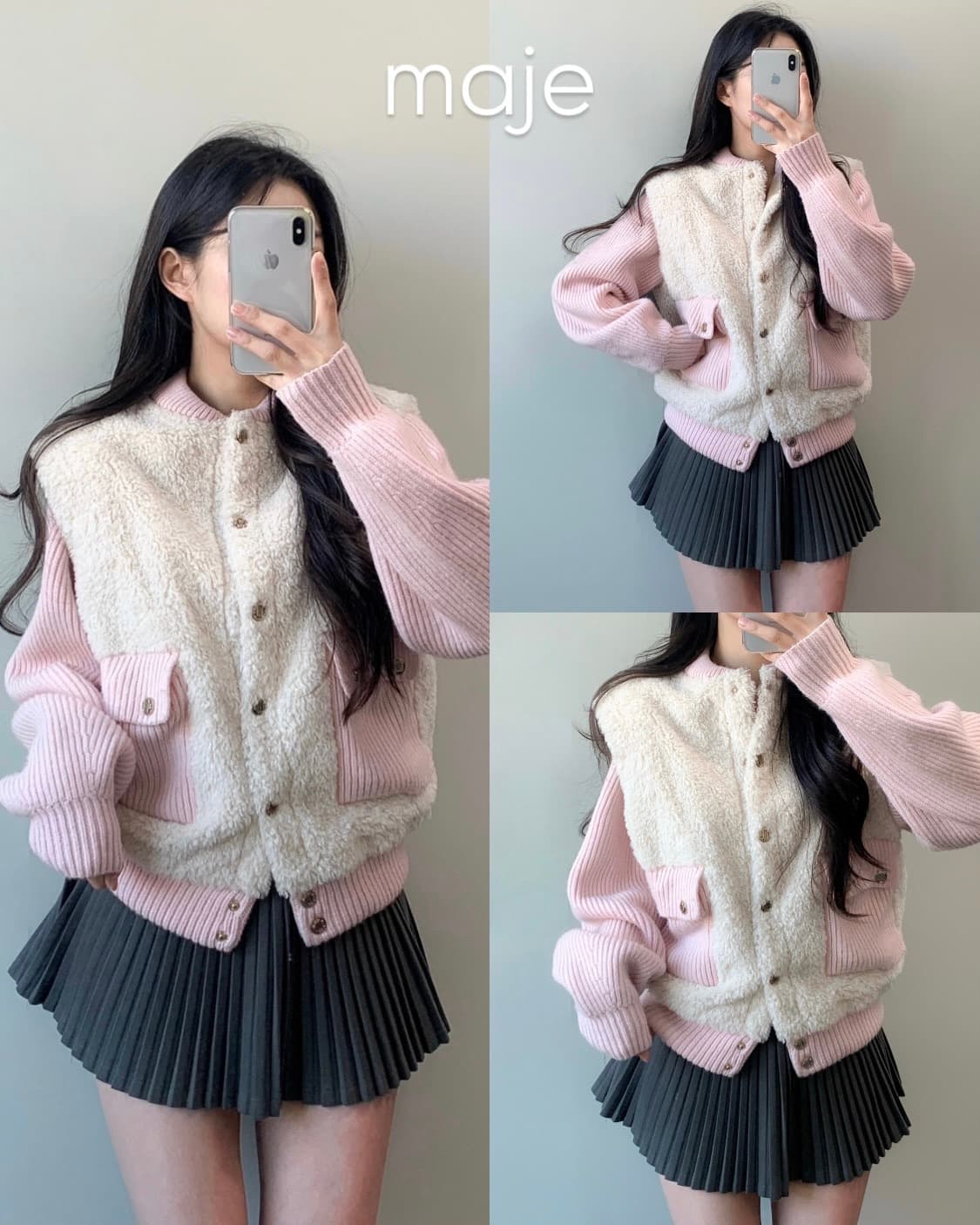 마쥬 21fw 빌리 폭스 퍼 자켓 상품이미지1